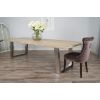 3m Industrial Chic Cubex Dining Table with Stainless Steel Legs & 10 Windsor Ring Back Chairs  - 19