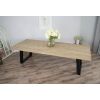 3m Industrial Chic Cubex Dining Table - Black Legs - 7