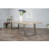3m Industrial Chic Cubex Dining Table - Stainless Steel Legs - 8