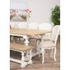 3.6m Ellena Dining Table with 8 Murano Chairs & 1 Backless Bench - 2