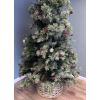 Natural Wicker Christmas Tree Skirt  - 2