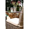1.5m Reclaimed Teak Root Garden Dining Table with 4 Latifa Dining Chairs - 2