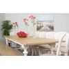 3.6m Ellena Dining Table with 8 Murano Chairs & 1 Backless Bench - 3