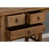 Reclaimed Elm Console Table - 3 Drawer - 3