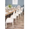 3m Reclaimed Teak Mexico Dining Table with 10 Ellena Chairs & 2 Armchairs  - 3