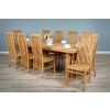 2.4m Reclaimed Teak Tangerang Dining Table with 8 Vikka Chairs & 2 Armchairs - 0