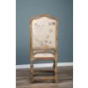 American Oak Parisian Print Chair - 1