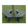 Recycled Plastic Hexagonal Backless Tree Seat - 0