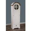 Brocante Circular Window Standing Cupboard - 1