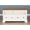 Brocante TV Unit with Four Drawers - 125cm x 40cm - 3