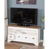 Brocante TV Unit with Four Drawers - 125cm x 40cm - 0