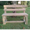 Swedish Redwood Children's Buddy Bench - 0