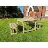 Hustyns Butchers Table & Bench Set - 0