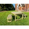 Hustyns Butchers Table & Bench Set - 1