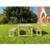 Hustyns Butchers Table & Bench Set - 2