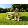 Hustyns Butchers Table & Bench Set - 5