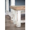 1.8m Coastal Dining Table with 2 Backless Benches - 2