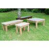 Swedish Redwood Rustic Coffee Table - 4 Sizes - 0