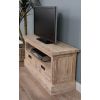 Colonial Reclaimed Teak TV Cabinet - White Wash - 3