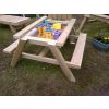 Swedish Redwood Children's Picnic Play Table - 4