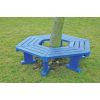 Recycled Plastic Hexagonal Backless Tree Seat - 2