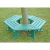 Recycled Plastic Hexagonal Backless Tree Seat - 3
