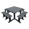 Recycled Plastic Square Picnic Bench - 0