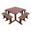 Recycled Plastic Square Picnic Bench - 1