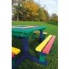 Junior Recycled Plastic Square Picnic Bench - 2