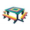Junior Recycled Plastic Square Picnic Bench - 1