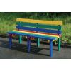 Junior Recycled Plastic 3 Seat Bench - 4