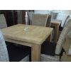 1m Reclaimed Teak Square Taplock Dining Table with 4 Latifa Dining Chairs - 1