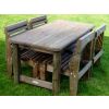 1.8m Douglas Fir Woodland Table with 4 Woodland Chairs - 0