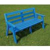 Recycled Plastic 3 Seater Sloper Bench - 4