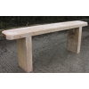 Oak Woodland Backless Bench - 0