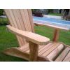Luxury Teak Adirondack Chair with Footstool - 4
