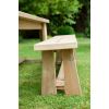 Swedish Redwood Chunky Backless Bench - 0