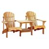 Swedish Redwood Double Adirondack Chair - 2
