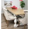 3.6m Ellena Dining Table with 6 Natural Ring Back Chairs & 1 Backless Bench   - 1