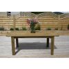 2.4m Douglas Fir Woodland Rectangular Table with 8 Woodland Armchairs - 2