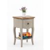 French Style Heart Bedside Table - 5