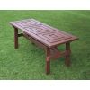 Recycled Plastic Table - Rectangular - 175cm x 70cm - Brown - 0