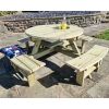 Hustyns Circular Picnic Bench - 8