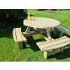 Hustyns Circular Picnic Bench - 2