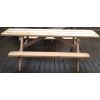 Swedish Redwood Picnic Bench with Optional Disabled Access - 2