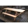Swedish Redwood Picnic Bench with Optional Disabled Access - 3