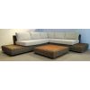 Zuri Natural Wicker and Teak Corner Sofa - 12