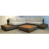 Zuri Natural Wicker and Teak Corner Sofa - 13