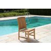 1m Teak Circular Folding Table with 2 Marley Chairs & 2 Marley Armchairs - 3