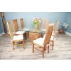 1.4m Reclaimed Teak Root Square Block Dining Table With 6 Vikka Chairs  - 2
